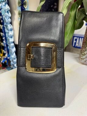 Michael Kors Black Interior Logo-Print Handbag Lining